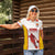 Custom Espana Basketball Spain Women Polo Shirt Baloncesto Come on La Roja White Style