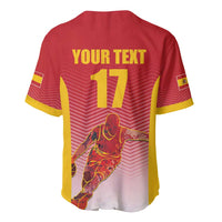 Custom Espana Basketball Spain Baseball Jersey Baloncesto Come on La Roja Red Style