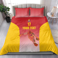 Custom Espana Basketball Spain Bedding Set Baloncesto Come on La Roja Red Style