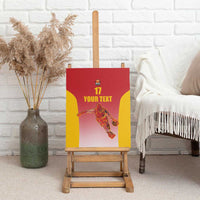 Custom Espana Basketball Spain Canvas Wall Art Baloncesto Come on La Roja Red Style