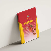 Custom Espana Basketball Spain Canvas Wall Art Baloncesto Come on La Roja Red Style