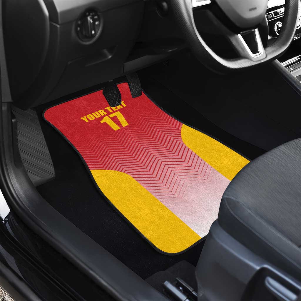 Custom Espana Basketball Spain Car Mats Baloncesto Come on La Roja Red Style