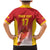 Custom Espana Basketball Spain Family Matching Mermaid Dress and Hawaiian Shirt Baloncesto Come on La Roja Red Style