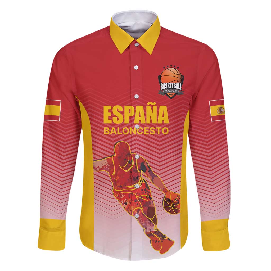 Custom Espana Basketball Spain Family Matching Puletasi and Hawaiian Shirt Baloncesto Come on La Roja Red Style
