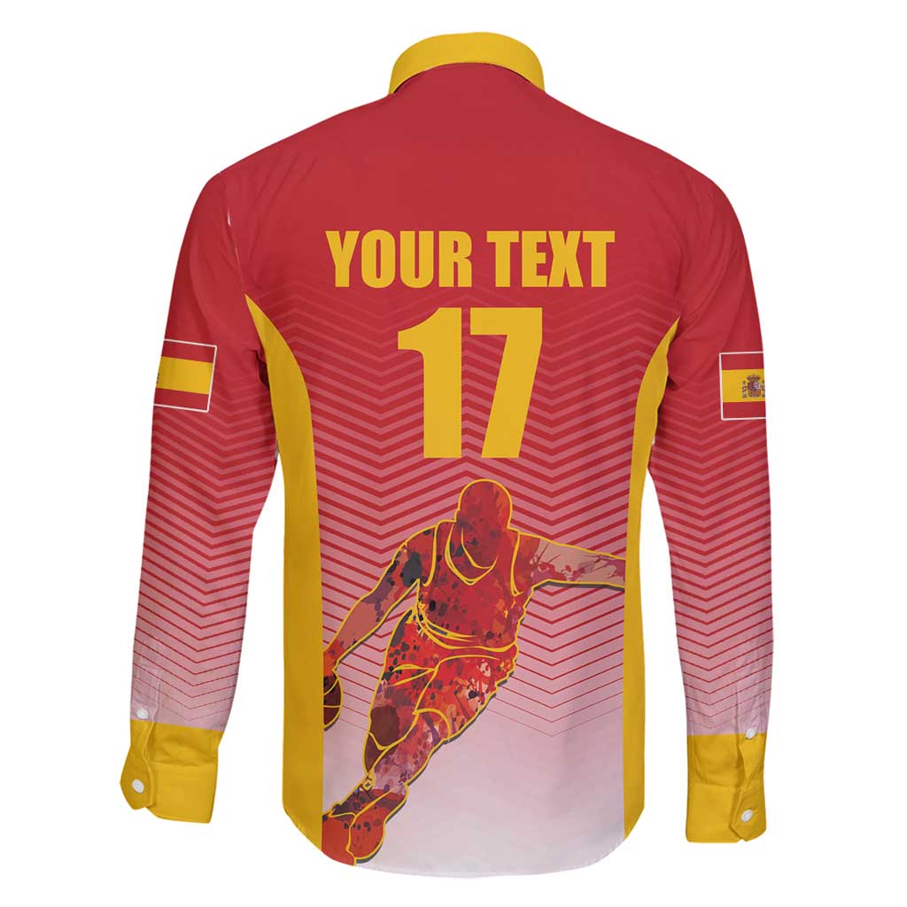 Custom Espana Basketball Spain Family Matching Puletasi and Hawaiian Shirt Baloncesto Come on La Roja Red Style