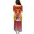 Custom Espana Basketball Spain Family Matching Puletasi and Hawaiian Shirt Baloncesto Come on La Roja Red Style
