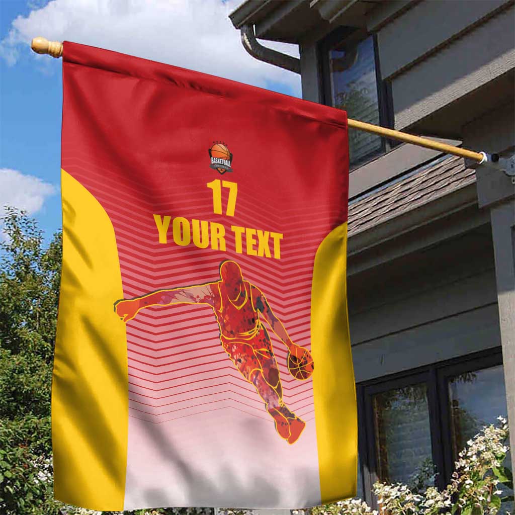 Custom Espana Basketball Spain Garden Flag Baloncesto Come on La Roja Red Style