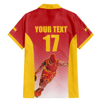 Custom Espana Basketball Spain Hawaiian Shirt Baloncesto Come on La Roja Red Style