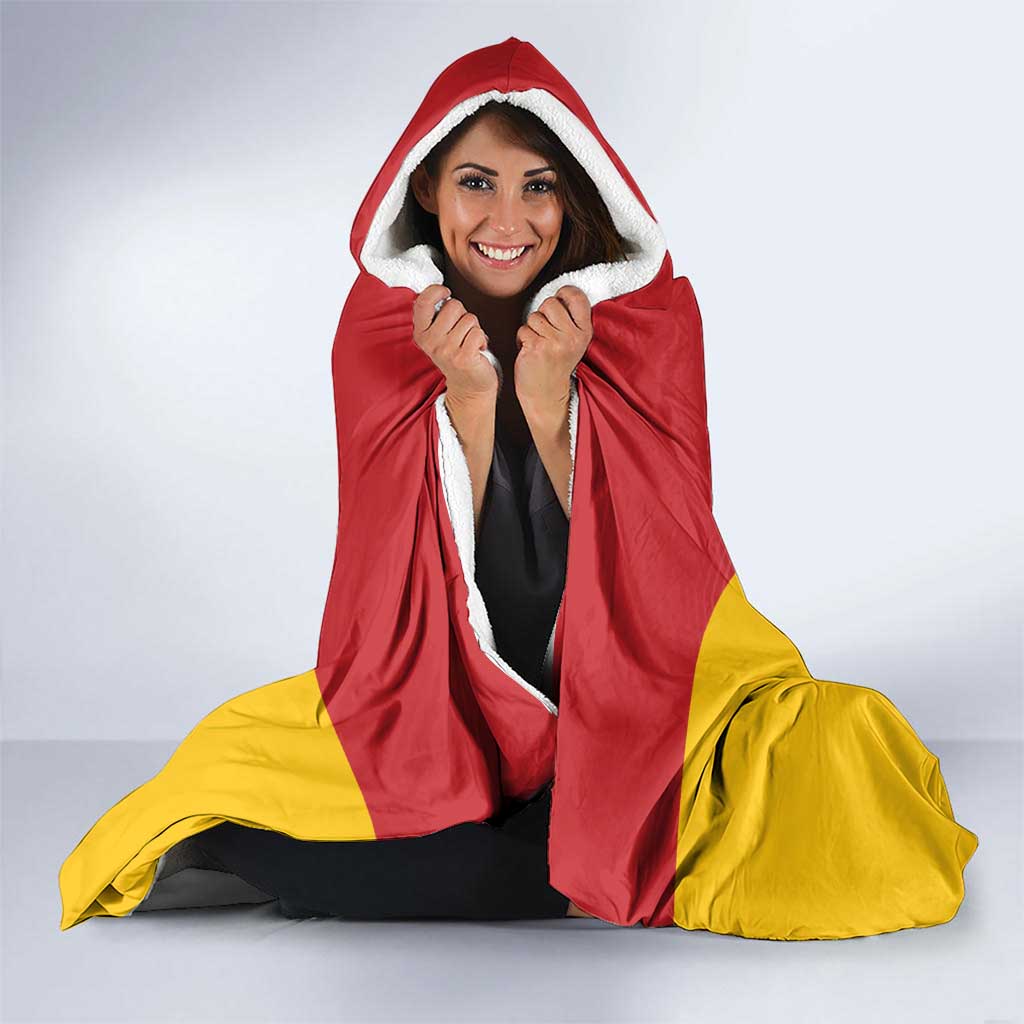 Custom Espana Basketball Spain Hooded Blanket Baloncesto Come on La Roja Red Style