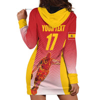 Custom Espana Basketball Spain Hoodie Dress Baloncesto Come on La Roja Red Style