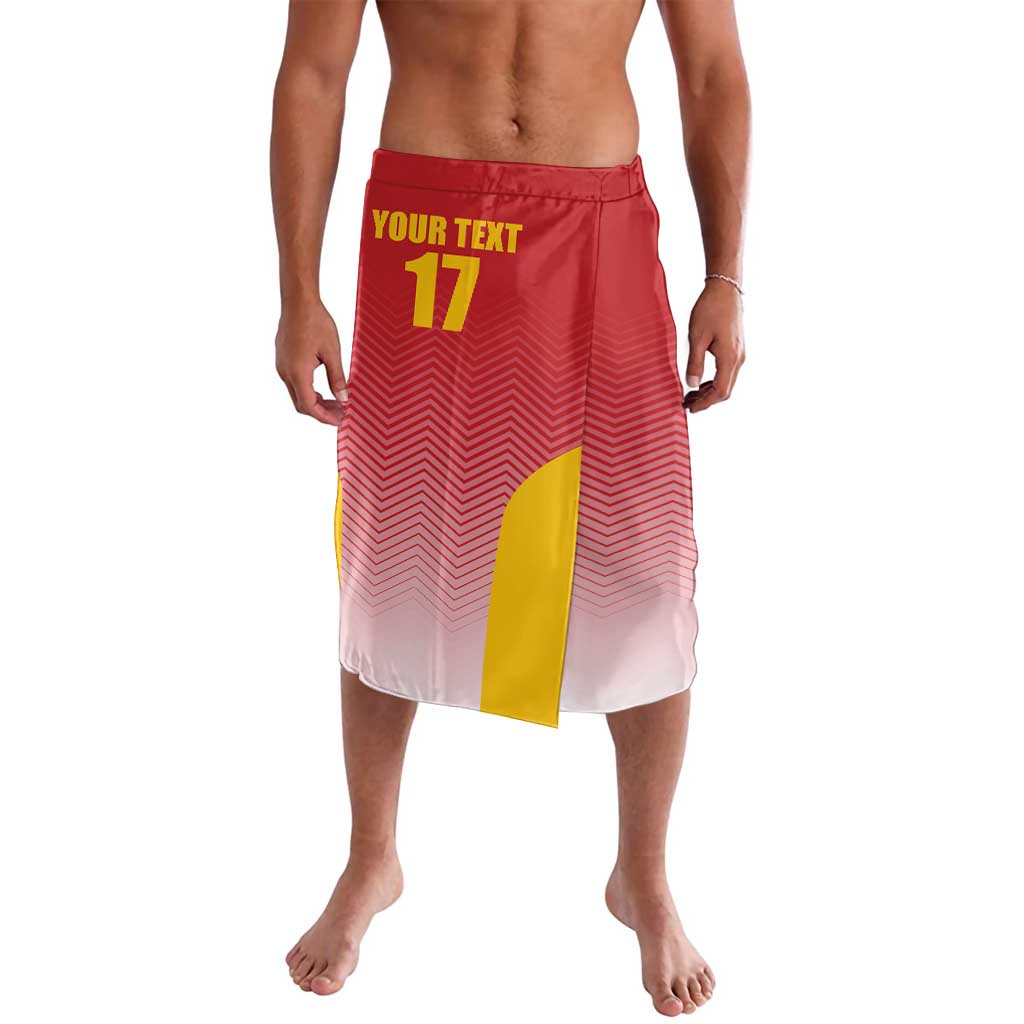 Custom Espana Basketball Spain Lavalava Baloncesto Come on La Roja Red Style