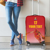 Custom Espana Basketball Spain Luggage Cover Baloncesto Come on La Roja Red Style