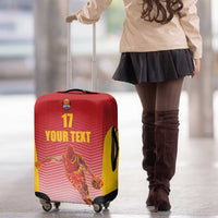 Custom Espana Basketball Spain Luggage Cover Baloncesto Come on La Roja Red Style