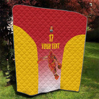 Custom Espana Basketball Spain Quilt Baloncesto Come on La Roja Red Style