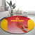 Custom Espana Basketball Spain Round Carpet Baloncesto Come on La Roja Red Style