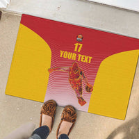 Custom Espana Basketball Spain Rubber Doormat Baloncesto Come on La Roja Red Style