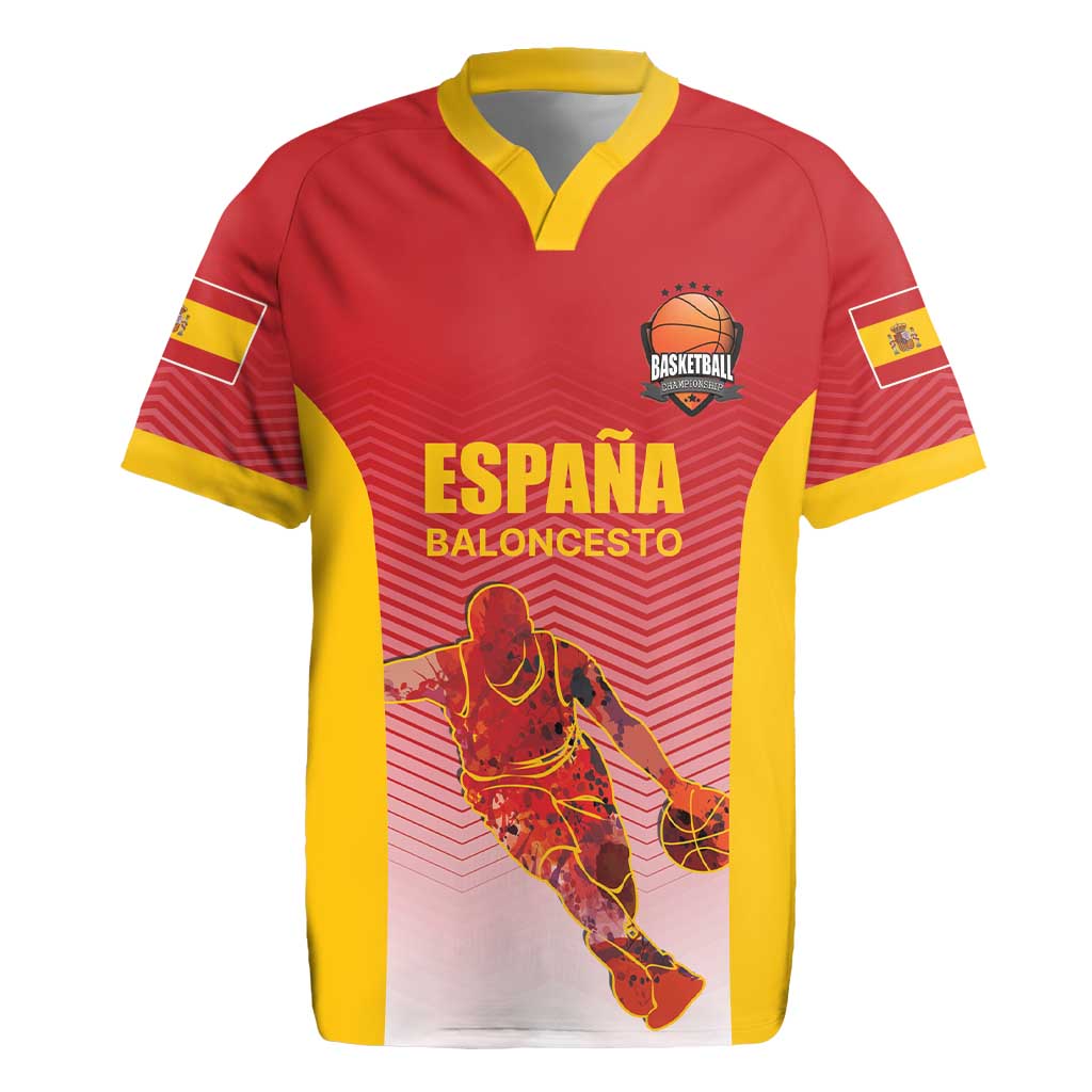 Custom Espana Basketball Spain Rugby Jersey Baloncesto Come on La Roja Red Style