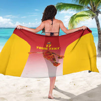 Custom Espana Basketball Spain Sarong Baloncesto Come on La Roja Red Style