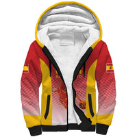 Custom Espana Basketball Spain Sherpa Hoodie Baloncesto Come on La Roja Red Style