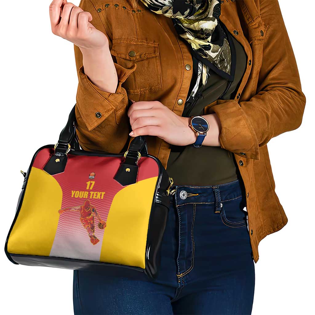 Custom Espana Basketball Spain Shoulder Handbag Baloncesto Come on La Roja Red Style