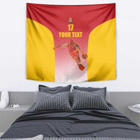 Custom Espana Basketball Spain Tapestry Baloncesto Come on La Roja Red Style