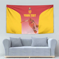 Custom Espana Basketball Spain Tapestry Baloncesto Come on La Roja Red Style