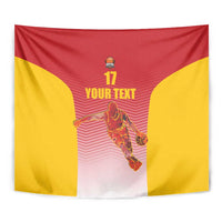 Custom Espana Basketball Spain Tapestry Baloncesto Come on La Roja Red Style
