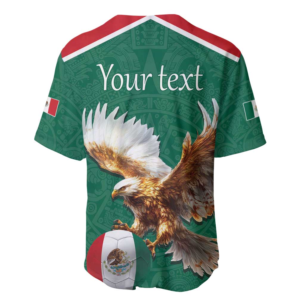 Personalized Viva Mexico Football Baseball Jersey Mexican Eagle Mascot with Sporty Style