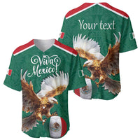 Personalized Viva Mexico Football Baseball Jersey Mexican Eagle Mascot with Sporty Style