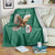 Personalized Viva Mexico Football Blanket Mexican Eagle Mascot with Sporty Style