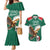 Personalized Viva Mexico Football Couples Matching Mermaid Dress and Hawaiian Shirt Mexican Eagle Mascot with Sporty Style