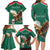 Personalized Viva Mexico Football Family Matching Long Sleeve Bodycon Dress and Hawaiian Shirt Mexican Eagle Mascot with Sporty Style
