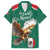 Personalized Viva Mexico Football Family Matching Off Shoulder Maxi Dress and Hawaiian Shirt Mexican Eagle Mascot with Sporty Style