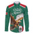 Personalized Viva Mexico Football Family Matching Puletasi and Hawaiian Shirt Mexican Eagle Mascot with Sporty Style