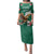 Personalized Viva Mexico Football Family Matching Puletasi and Hawaiian Shirt Mexican Eagle Mascot with Sporty Style