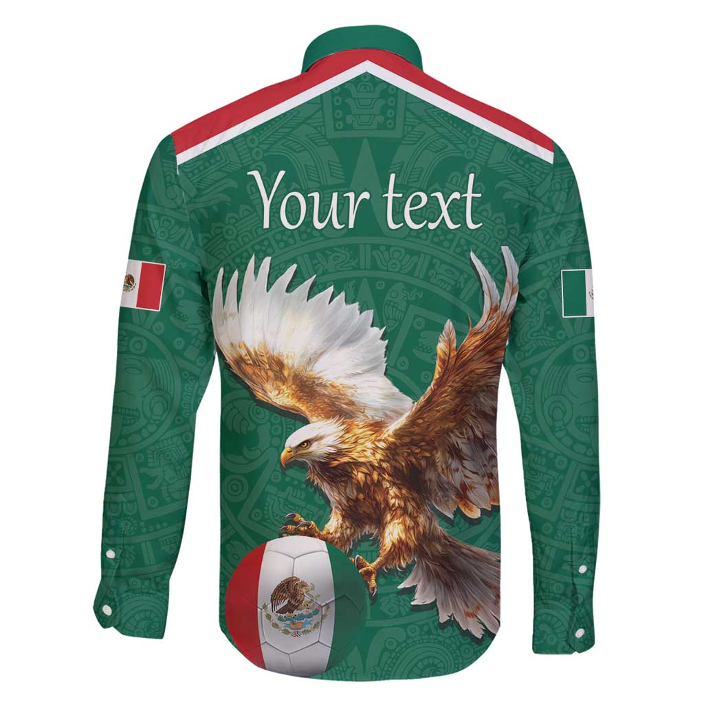 Personalized Viva Mexico Football Family Matching Summer Maxi Dress and Hawaiian Shirt Mexican Eagle Mascot with Sporty Style