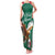 Personalized Viva Mexico Football Family Matching Tank Maxi Dress and Hawaiian Shirt Mexican Eagle Mascot with Sporty Style