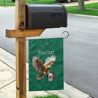 Personalized Viva Mexico Football Garden Flag Mexican Eagle Mascot with Sporty Style