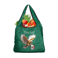 Personalized Viva Mexico Football Grocery Bag Mexican Eagle Mascot with Sporty Style