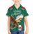 Personalized Viva Mexico Football Kid Hawaiian Shirt Mexican Eagle Mascot with Sporty Style