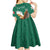 Personalized Viva Mexico Football Kid Short Sleeve Dress Mexican Eagle Mascot with Sporty Style