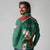 Personalized Viva Mexico Football Long Sleeve Polo Shirt Mexican Eagle Mascot with Sporty Style