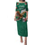 Personalized Viva Mexico Football Puletasi Mexican Eagle Mascot with Sporty Style