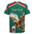 Personalized Viva Mexico Football Rugby Jersey Mexican Eagle Mascot with Sporty Style
