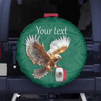 Personalized Viva Mexico Football Spare Tire Cover Mexican Eagle Mascot with Sporty Style