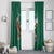 Personalized Viva Mexico Football Window Curtain Mexican Eagle Mascot with Sporty Style