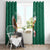 Personalized Viva Mexico Football Window Curtain Mexican Eagle Mascot with Sporty Style