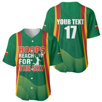 Custom Lithuania Basketball Baseball Jersey Hoops Reach For the Sky