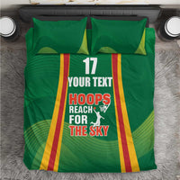 Custom Lithuania Basketball Bedding Set Hoops Reach For the Sky