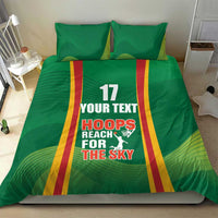 Custom Lithuania Basketball Bedding Set Hoops Reach For the Sky